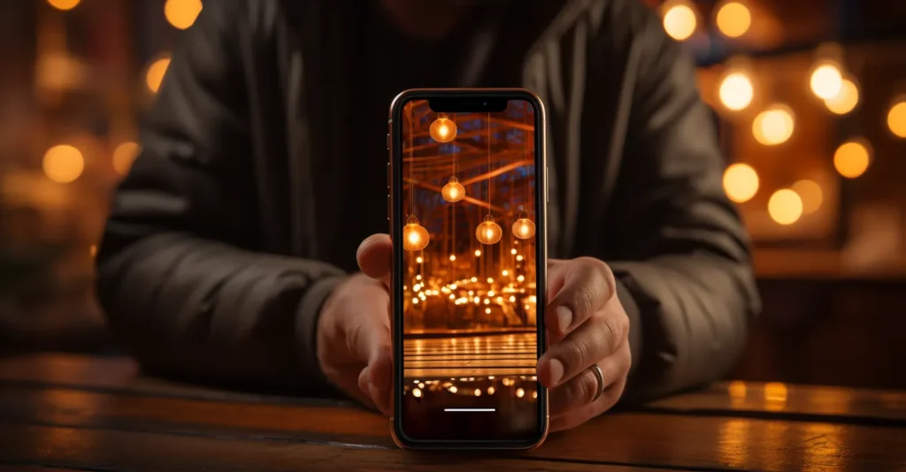 Hand Adjusting Privacy Settings On Smartphone