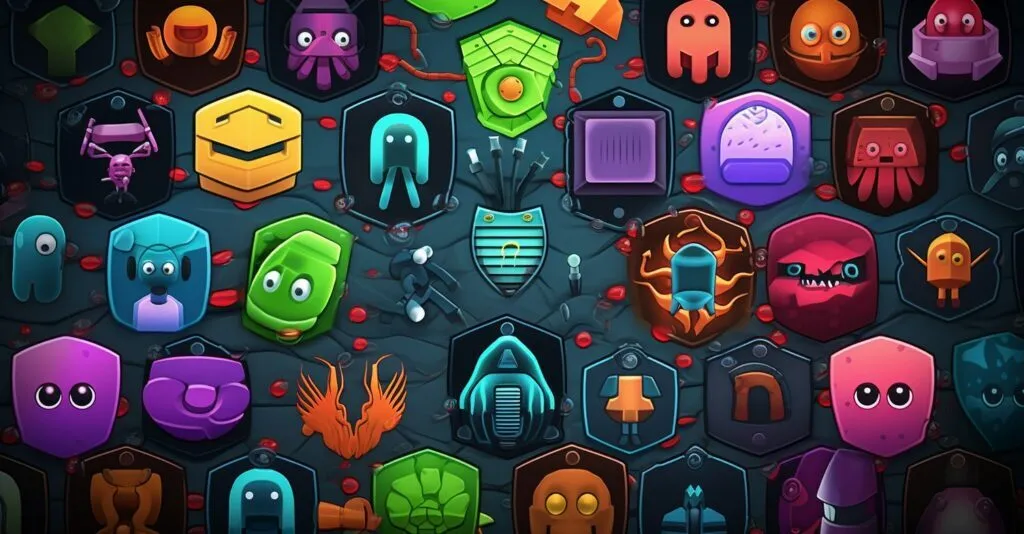 Mobile Antivirus App Icons