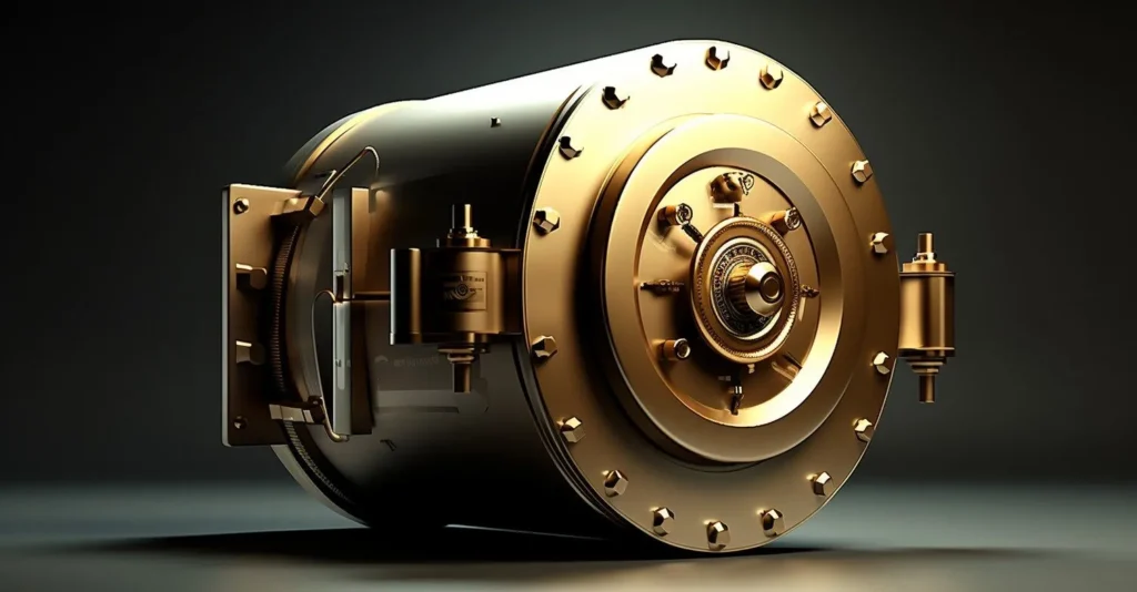 Secure Compound Interest Account Concept