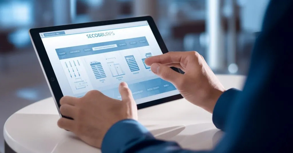 Secure Online Banking Interface
