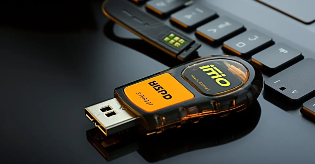 USB Security Key With A Fido 2 Certification Badge
