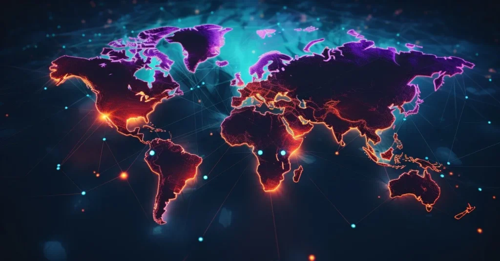 VPN Server Locations Map