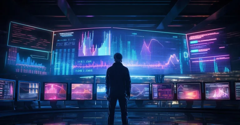 Cryptocurrency Trading On A Futuristic Digital Platform