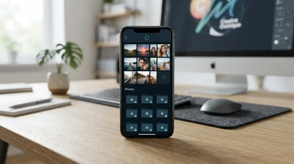 Keepsafe photo vault app on smartphone